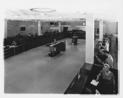 Lobby of the Exchange Bank, Santa Rosa, California, 1960