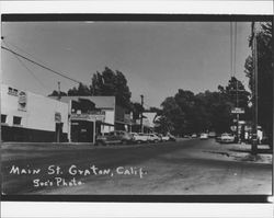 Main Street, Graton, California, 1960