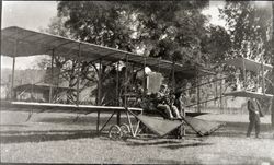 Fred Wiseman and his airplane