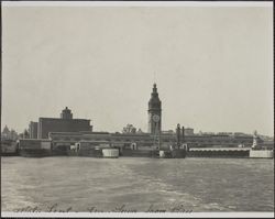 View of Ferry Building from the San Francisco Bay, 1920s