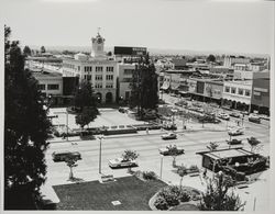 View of Courthouse Square looking west