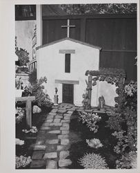 Carl Schnelly display at the Hall of Flowers at the Sonoma County Fair, Santa Rosa, California, 1969