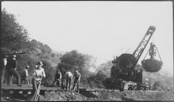 Flood damage to the North West Pacific tracks between Healdsburg and Hopland