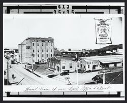 Front view of our Mill, Office and Plant Golden Eagle Milling Company, Petaluma