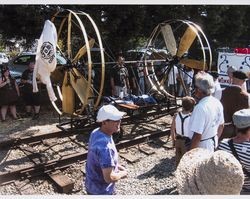 Screaming Vortex at the 2nd annual Great Handcar Regatta at Railroad Square, Santa Rosa, Sept. 27, 2009