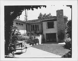 Unidentified two-story house in Petaluma, California, 1960s or 1970s