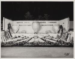 Santa Rosa Young Farmers exhibit at the Sonoma County Fair, Santa Rosa, California, 1950