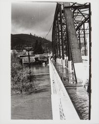 Views of Guerneville Bridge during the flood of 1937