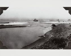 Mouth and estuary of the Russian River, about 1930