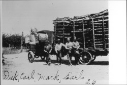 Beedle boys at the Beedle Ranch near Bodega, California, 1926