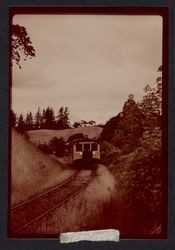 Unidentified skunk train near Willits, California