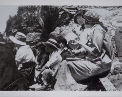 Excelsior Club has a picnic at the North Salmon Creek Beach, Sonoma County, California, 1915