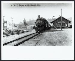 N. W. P. depot at Occidental, California