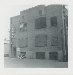 Rear of buildings on Foss Street