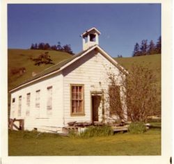 Duncans Mills School, Duncans Mills, California, 1972