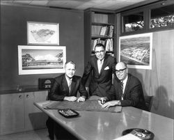 J. Clarence Felciano, A.I.A and two unknown associates, Santa Rosa, California, September 20, 1966