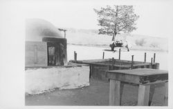 Oven in the courtyard of the Petaluma Adobe, Petaluma, California, about 1975