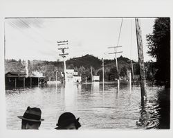 River Road during the flood of 1937