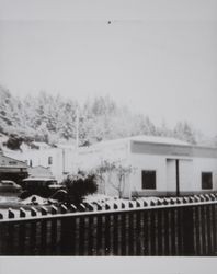 Snow in Occidental, Occidental, California, 1940s