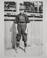 Portrait of a baseball team mascot