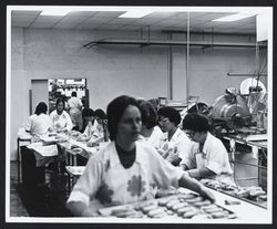 Fulton Processors Inc. interior workers processing poultry