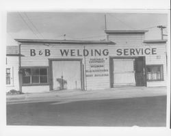 B & B Welding Service, Petaluma, California, 1939