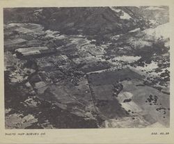 Aerial view of Kenwood, California, about 1967