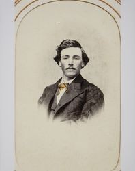 Portrait of an unidentified young man taken in Petaluma, California in the 1870s