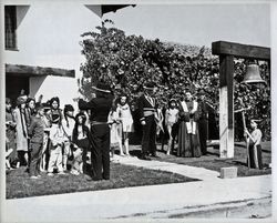 Reenactment of the establishment of the Mission Francisco de Solano at the Valley of the Moon Vintage Festival