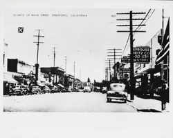 Glimpse of Main Street, Sebastopol, California