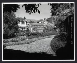 View of Luther Burbank's greenhouse, Santa Rosa, California, 1967