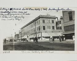 Overton Hotel, Fourth and B streets, Santa Rosa, California, about 1908