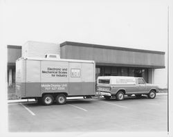 Mobile display unit of National Controls, Santa Rosa, California, 1977