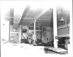 Printing press and other machinery of the Petaluma Argus-Courier, Petaluma, California, about 1955