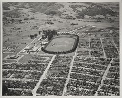 Aerial view of the Fairgrounds