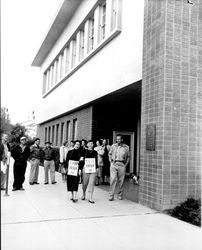 Strikers at Pacific Telephone and Telegraph