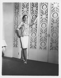 Clothes from The Fashion being modeled at the Topaz Room, Santa Rosa, California, 1966