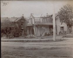 Earthquake destruction in Santa Rosa, California, April 18, 1906