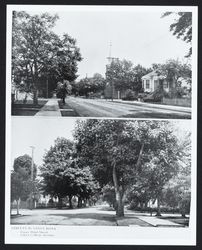 Upper Third Street and upper College Avenue in Santa Rosa, California, 1909