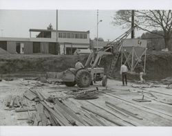 Construction of the Santa Rosa Central Library, 211 E Street, Santa Rosa, California, November 1, 1965