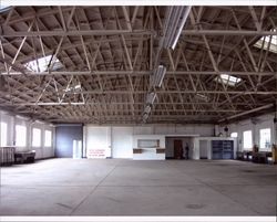 Former service department of the Auto World Building at 115 Petaluma Blvd. South, Petaluma, California, Sept. 25, 2001