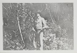 William A. Powell hunting in Pine Flat, California