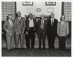 Fifty year members of Sebastopol Parlor 143 of the Native Sons of the Golden West