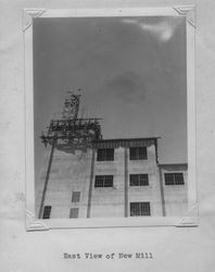 Poultry Producers of Central California grain elevator under construction, Petaluma, California, 1938