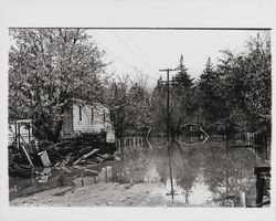 Streets of Guerneville during flood of Dec. 1937