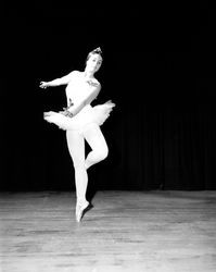 Unidentified Santa Rosa Ballet dancer, Santa Rosa, California, 1968