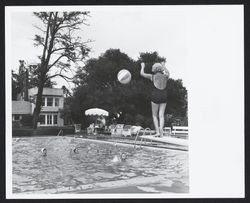 Pool scenes at the Burdell Ranch