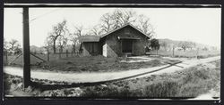 Early view of the Cloverdale Free Library