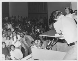 Wrist wrestling contestants, Petaluma, California, 1963-1966