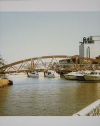 Balshaw Pedestrian Bridge, Petaluma, California, about 1990